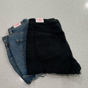 NWT bundle Victoria’s Secret PINK high waisted jean shorts